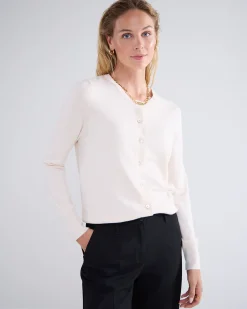 Outlet Short cardigan with buttons Basics