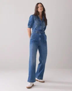 Fashion Slim-fit denim jumpsuit Jeans|Hosen & Jumpsuits