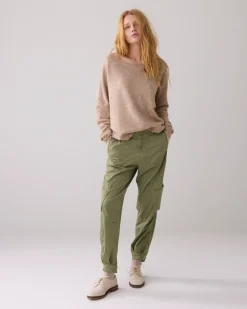 Online Soft trousers with studs Hosen & Jumpsuits