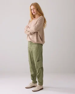 Online Soft trousers with studs Hosen & Jumpsuits