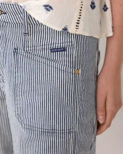 Fashion Striped cotton trousers Jeans|Hosen & Jumpsuits