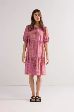 New Striped dress two-tone Kleider