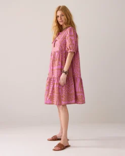 New Striped dress two-tone Kleider