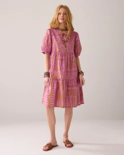 New Striped dress two-tone Kleider