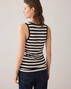 Outlet Striped singlet Oberteile & T-shirts