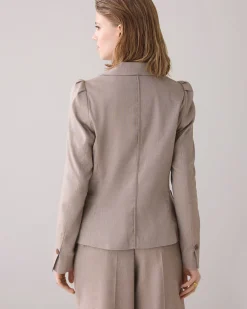 New Tailored blazer in linen blend Blazer & Jacken