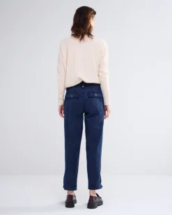 Fashion Tapered fit broek twill Basics