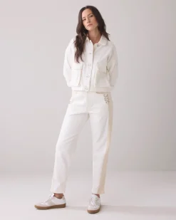 Sale Tapered jeans with contrast wash Jeans|Hosen & Jumpsuits