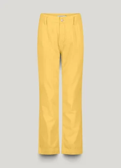 Discount Tapered trousers in linen blend Hosen & Jumpsuits