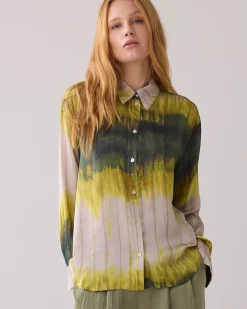 Sale Tie dye shirt blouse made of Ecovero fabric Blusen