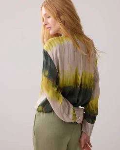 Sale Tie dye shirt blouse made of Ecovero fabric Blusen
