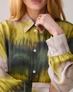 Sale Tie dye shirt blouse made of Ecovero fabric Blusen