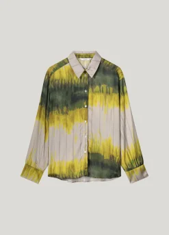 Sale Tie dye shirt blouse made of Ecovero fabric Blusen
