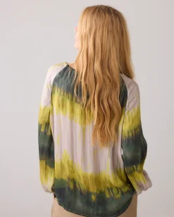 Discount Tie dye top made of Ecovero fabric Oberteile & T-shirts