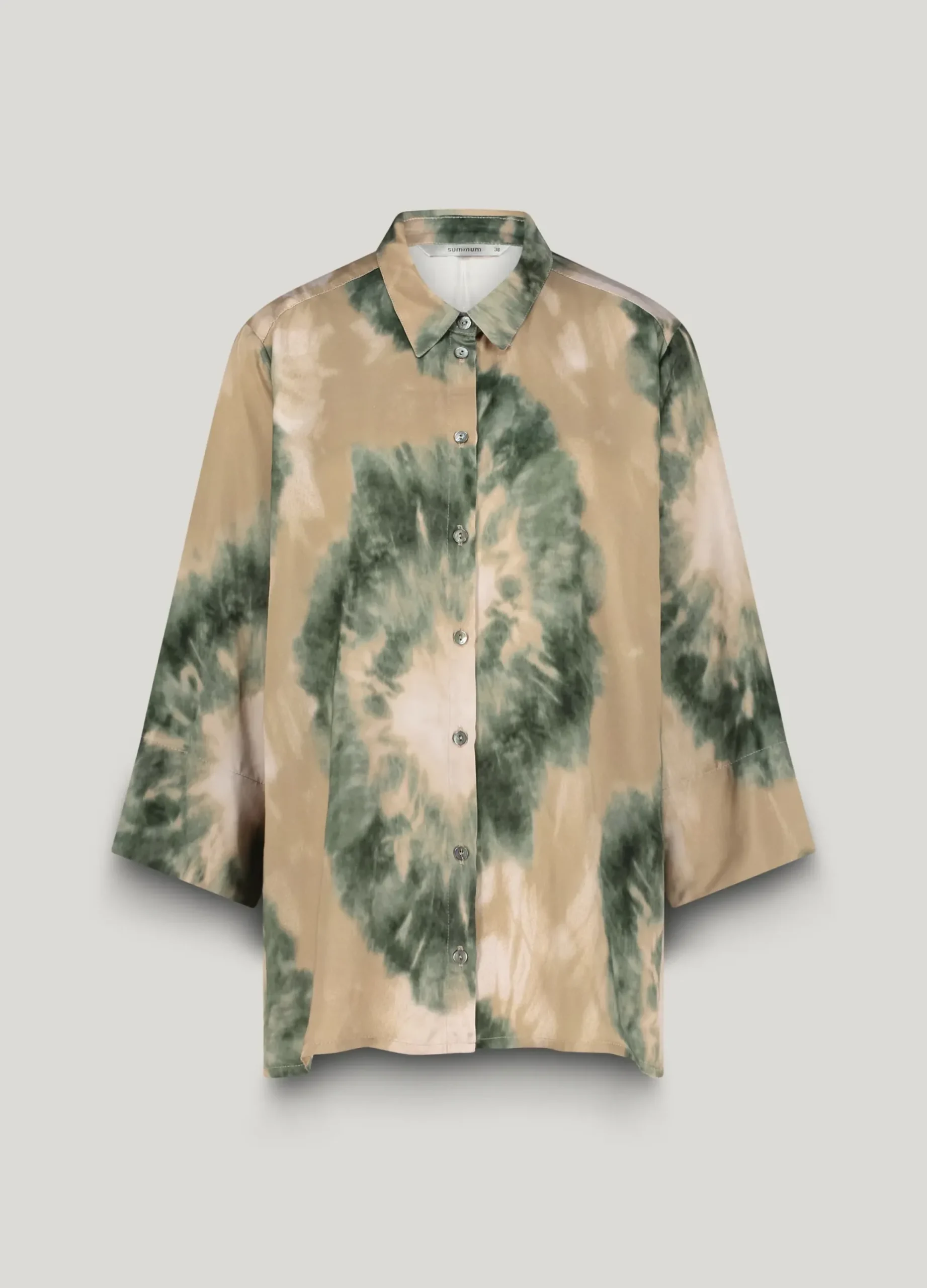 Online Tie-dye shirt blouse made of Ecovero fabric Blusen