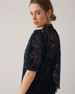 Discount Top in lace fabric Oberteile & T-shirts