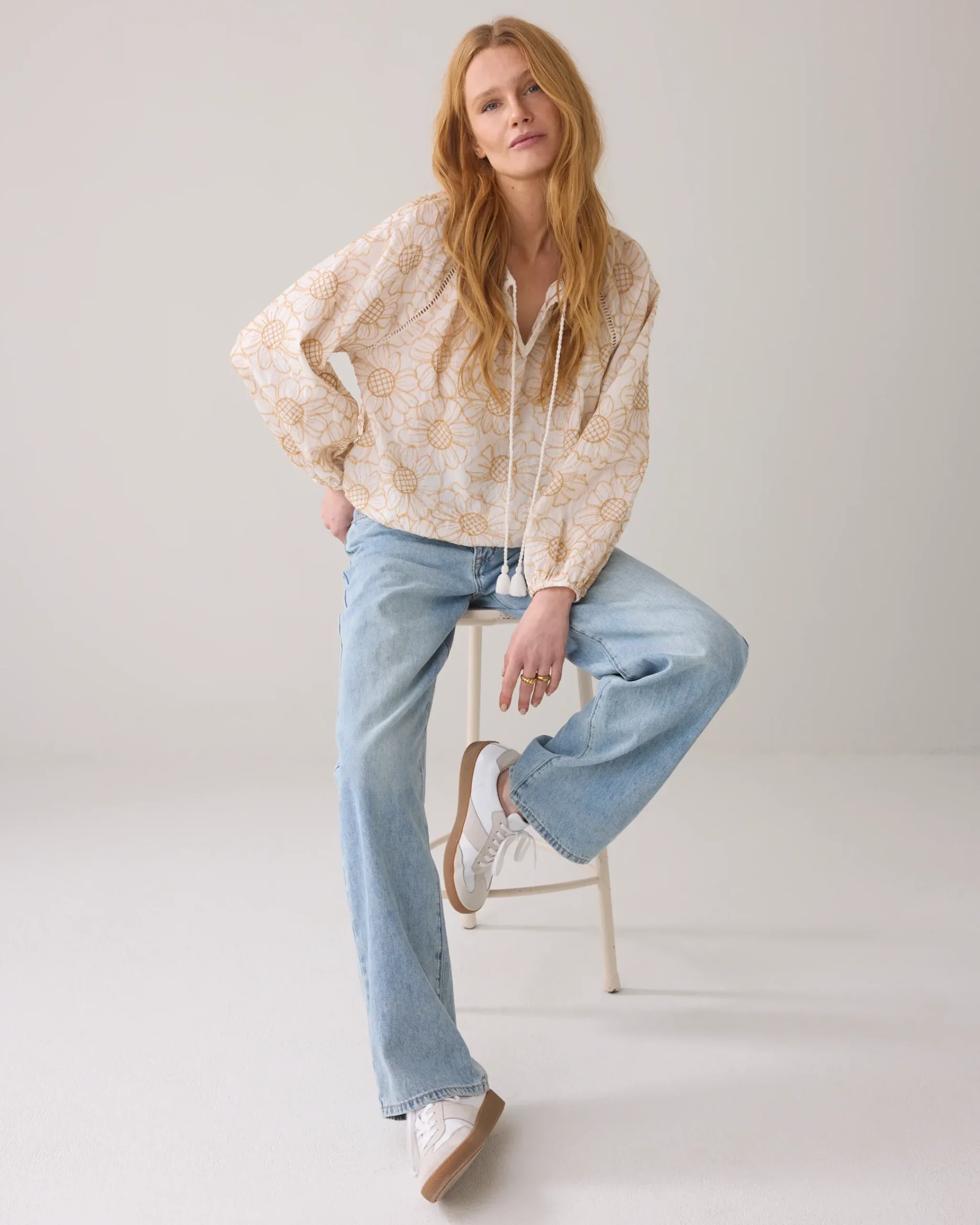 Fashion Top with floral pattern Oberteile & T-shirts