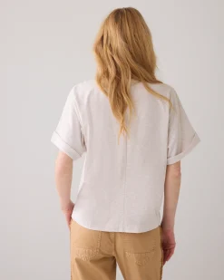 Outlet Top with glitter print T-shirts|Oberteile & T-shirts