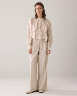 Online Top with ruffles Blusen