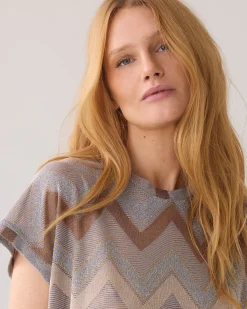 Sale Top with zigzag pattern Oberteile & T-shirts