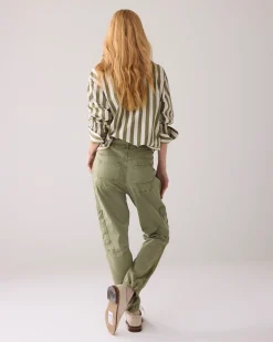 Discount Trousers in a washed look Hosen & Jumpsuits