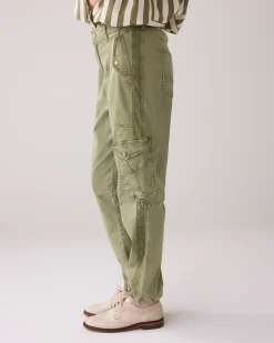 Discount Trousers in a washed look Hosen & Jumpsuits