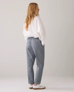 Best Trousers in linen-blend with turn-ups Hosen & Jumpsuits