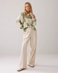 Sale Trousers with pleated waistband Hosen & Jumpsuits