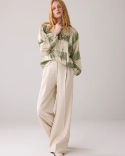 Sale Trousers with pleated waistband Hosen & Jumpsuits