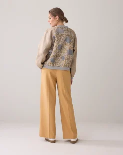 Outlet Trousers with pleated waistband Hosen & Jumpsuits