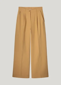 Outlet Trousers with pleated waistband Hosen & Jumpsuits