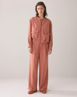 Outlet Trousers with pleated waistband Hosen & Jumpsuits