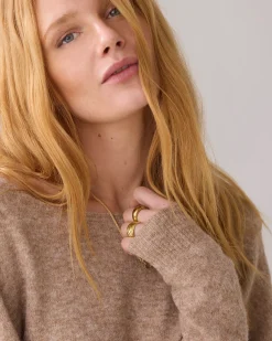 Hot Wide boat-neck jumper Pullover & Westen