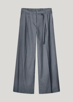 Fashion Wide-leg linen-blend trousers Hosen & Jumpsuits