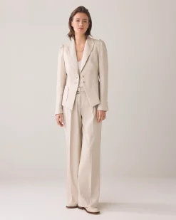 New Wide-leg trousers in linen look Hosen & Jumpsuits