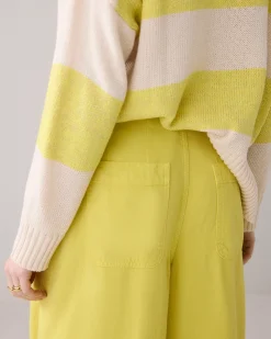 Outlet Wide-leg trousers in lyocell blend Hosen & Jumpsuits